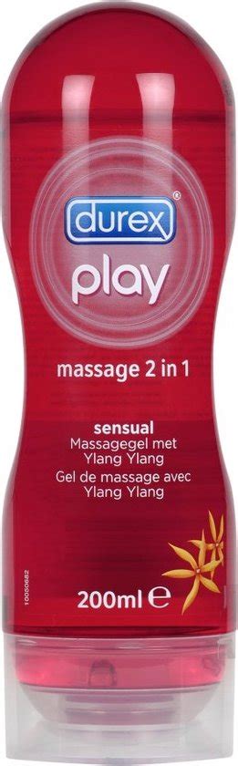 Huile De Massage Et Lubrifiant Durex 2 En 1 Sensuel à Lylang Ylang