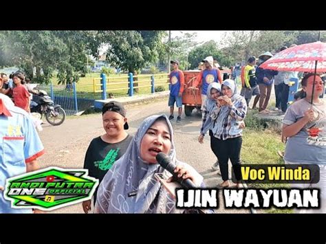 Andi Putra Ijin Wayuan Voc Winda Live Citra Binong Tgl Maret