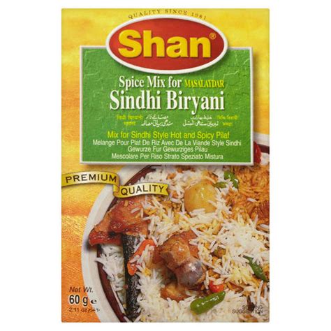 Shan Spice Mix For Masalaydar Sindhi Biryani 60g Indian And Curry Sauces Iceland Foods