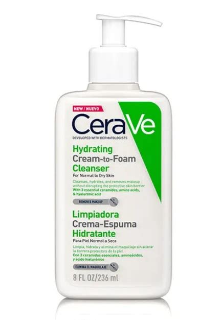 Cerave Crema Limpiadora Hidratante Piel Normal Y Seca 236 Ml