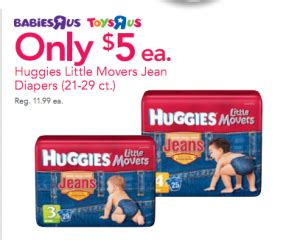 HOT DEAL Huggies Jean Diapers 3 At Babies R Us