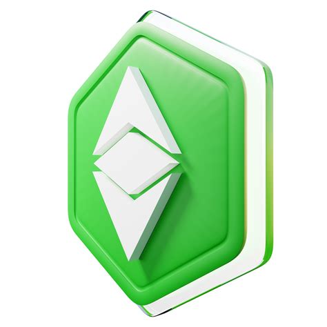 Ethereum Classic Etc Badge Crypto 3d Rendering 11307349 Png