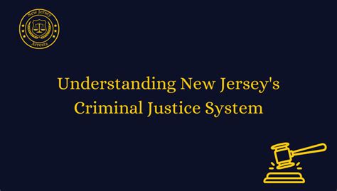 Understanding New Jersey's Criminal Justice System - Arrests NJ