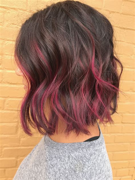 Pin On Fashion In 2024 Pink Hair Streaks Pink Hair Highlights Pink Hair