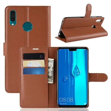 For Huawei Y9 2019 Luxury Flip Leather Case Cover For Huawei Y9 2019