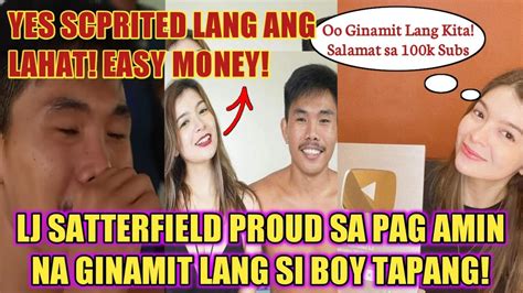 LJ SATTERFIELD Matapang Na Inaming Ginamit Lang Talaga Si Boy Tapang