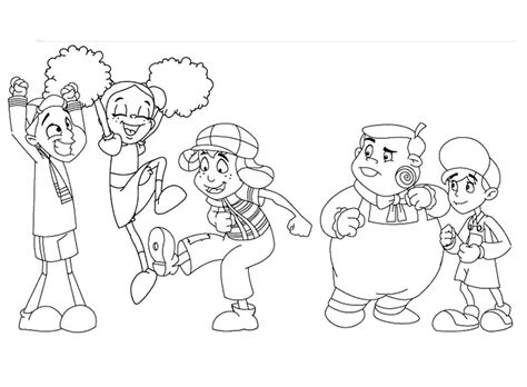 Turma Do Chaves Para Colorir E Imprimir FDPLEARN