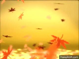 FALLING LEAVES background loop on Make a GIF