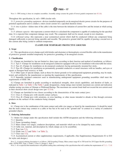 Astm F855 17 Standard Specifications For Temporary Protective Grounds