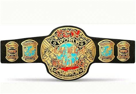 ECW Championship WORLD HEAVYWEIGHT Championship Belt - Zees ...