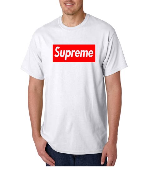 Red Supreme Box Logo Supreme T-shirt Supreme Shirt Trending