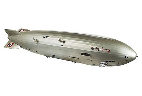 Authentic Models Zeppelin Hindenburg Model Zeppelin Airship Zeppelin