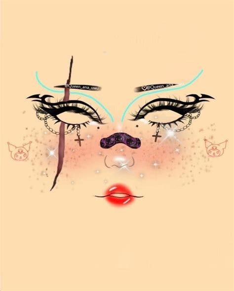 Halloween makeup | Graphic makeup, Punk makeup, Makeup face charts