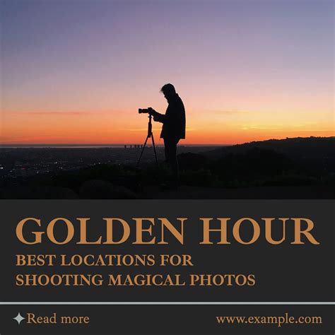 Golden hour Instagram post template, | Premium Editable Template - rawpixel