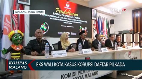 Pernah Terjerat Kasus Korupsi Massal Moch Anton Daftar Pilkada Kota