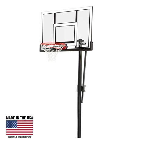 Lifetime Adjustable In-Ground Basketball Hoop (52-Inch Polycarbonate ...