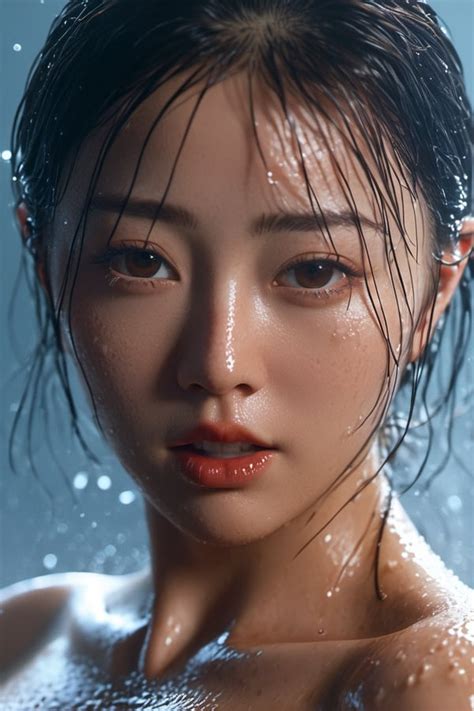 Naked Wet Woman Realistic Pho Image Created By Tensor Art