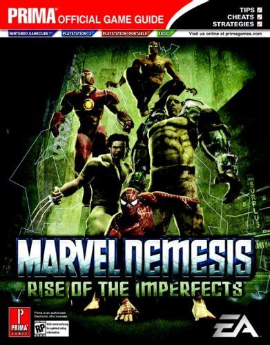 Marvel Nemesis Rise Of The Imperfects Prima Official Game Guide