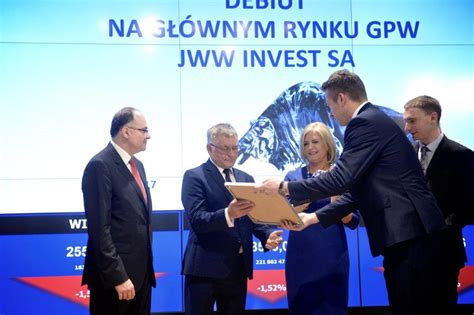 Debiut na Rynku Głównym GPW JWW INVEST S A