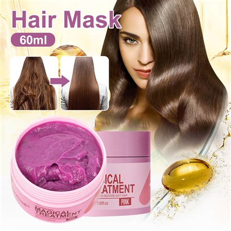 60ml Magical Hair Mask 5 Seconds Repair Damage Frizzy Soft Smooth Shiny