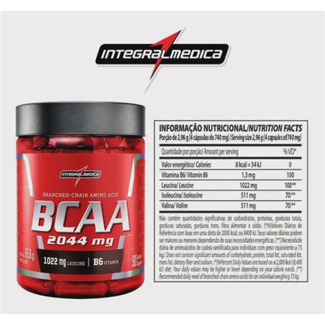 Amino Bcaa Mg C Psulas Integralmedica Em Promo O Ofertas Na