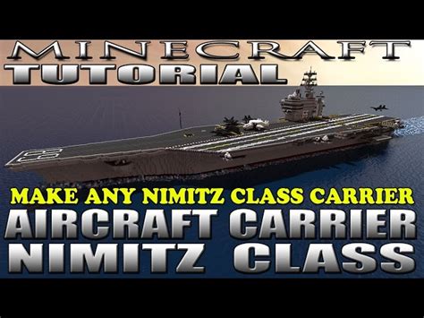 Minecraft Aircraft Carrier Tutorial