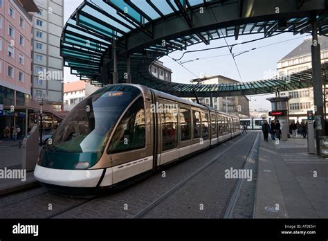 Homme De Fer Station Part Of Strasbourg S Ultra Modern Tram Network