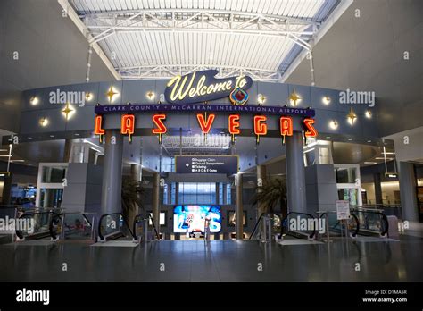 welcome to Las Vegas sign in mccarran international airport Nevada USA ...