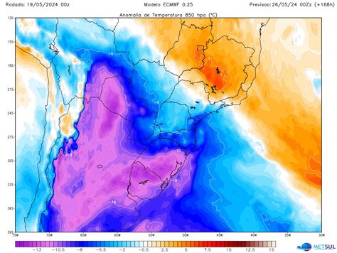 Semana Terá Novo Episódio De Chuva Volumosa E Forte Massa De Ar Polar