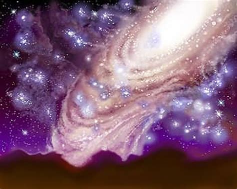 Milky Way Andromeda Collision Artists Impression Esa Hubble