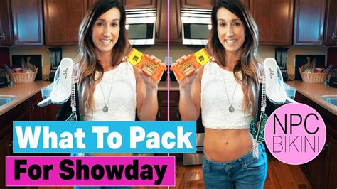What To Pack On Showday NPC Bikini YouTube