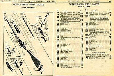 Winchester Model 94 Schematic