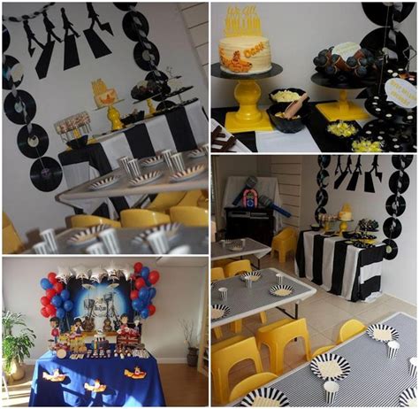 Beatles Party Ideas For Contemporary People Beatles Party Beatles Themed Party Music Party