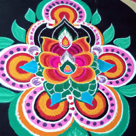 Tihar Rangoli: Simple Rangoli Designs for Tihar - Stunning Nepal