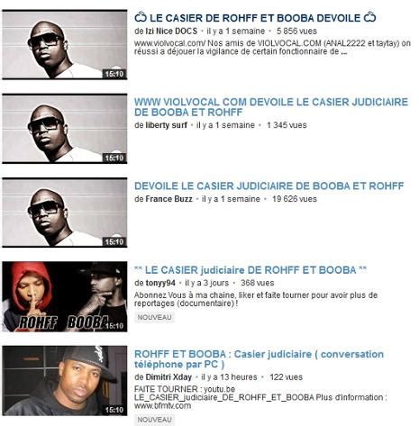 Casier Judiciaire De Booba Le Casier Judiciaire