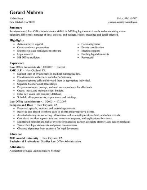 Great Office Administrator Resume Examples Livecareer