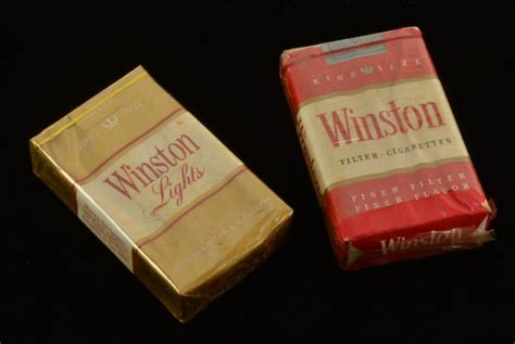 Sold At Auction Vintage Winston Cigarettes Unopened Packs