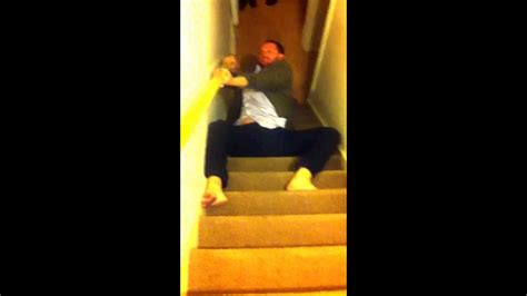 Drunk Sloth Man Falls Down Stairs Youtube