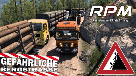 ETS2 Auf Gefährliche Bergstraßen I RPM Map Lkw kommt ans Limit 2603