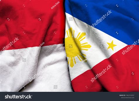 indonesia philippines flag  stock photo  shutterstock