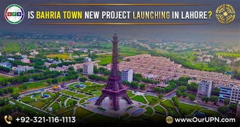 Is Bahria Town New Project Launching In Lahore Upn