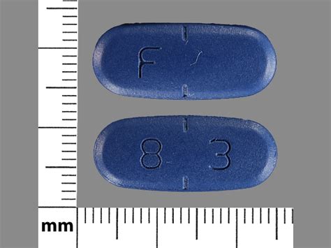 Pill Finder F 8 3 Blue Capsule Shape