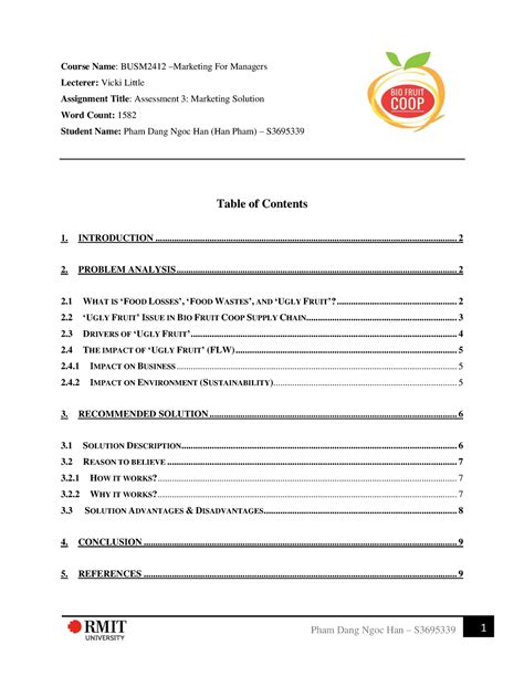 8 - pet care at its best - Course Name: BUSM2412 – Marketing For