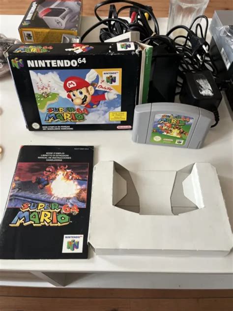 Jeu Super Mario 64 Console Nintendo 64 Complet Pal Eur Fra N64 Eur 69