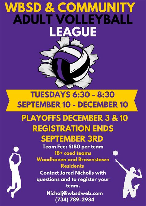 Woodhaven-Brownstown - Register your team today for the new WBSD ...