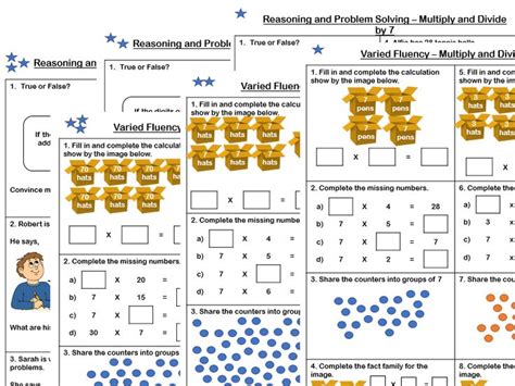 White Rose Maths Year 4 Block 4 Multiply And Divide By 7 Varied