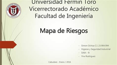 Mapa De Riesgos PPT Descarga Gratuita