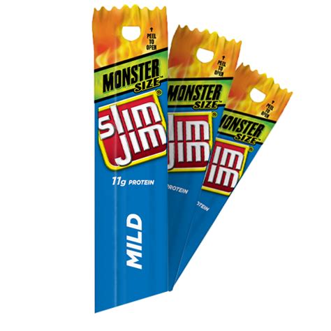 Monster Mild Meat Sticks Slim Jim