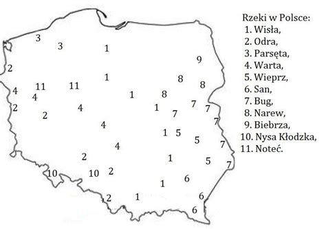 Gdzie Le Na Mapie Rzeki Wista Odra Parseta Warta Wieprz San