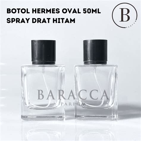 Jual Botol Parfum Hermes Ml Drat Tutup Oval Hitam Botol Parfum